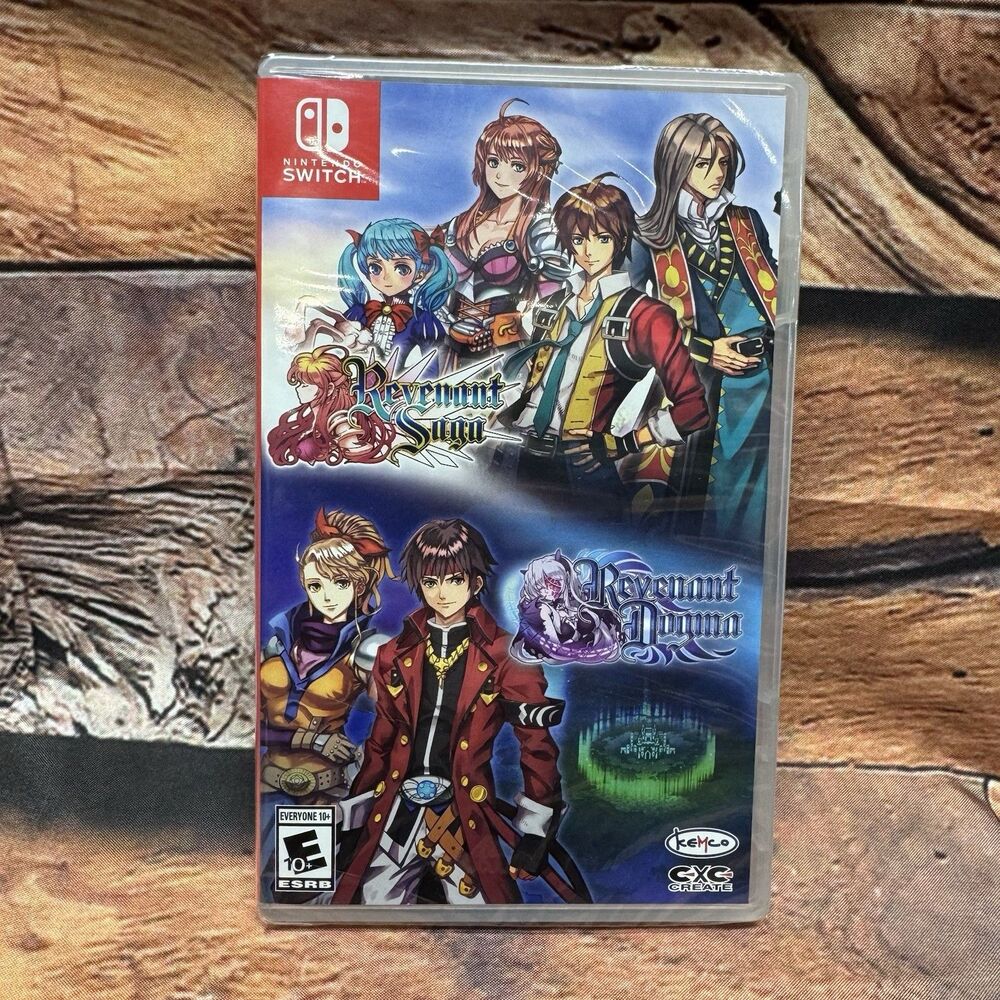 Revenant Saga and Revenant Dogma Nintendo Switch Sealed New Limited Run Games
